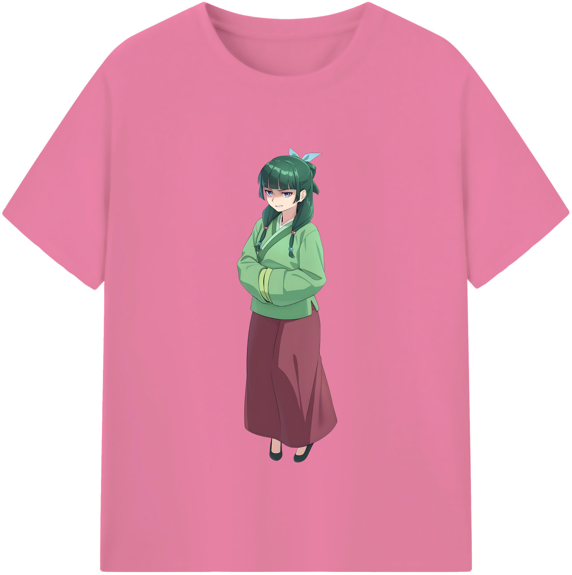 （画像用） 薬屋のひとりごと The Apothecary Diaries 綿100％半袖Tシャツ（フロントプリント）